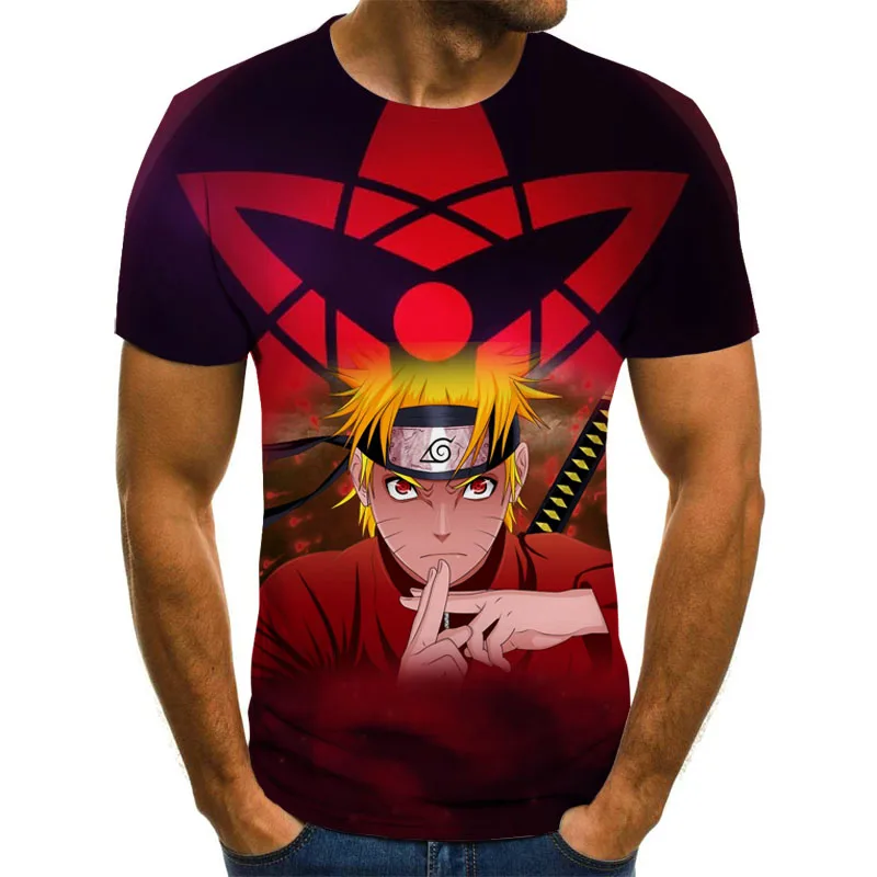 

2021 spring summer sommer anime junge 3D anime druck manner und frauen casual T-shirt lassig strae stil 3DT hemd