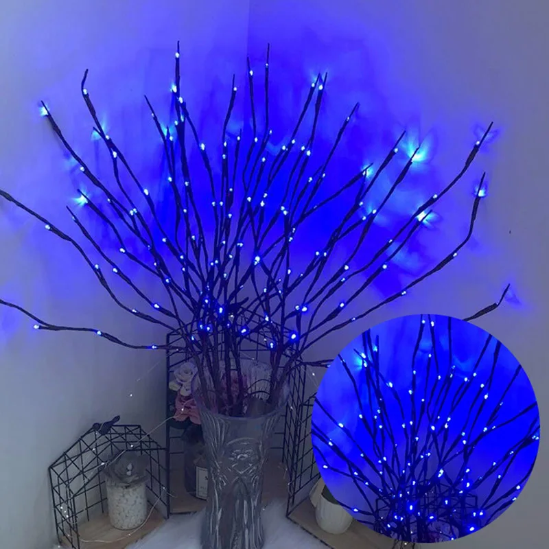 

Nordic Style Simulation Tree Branches Decor Fairy Light String Single 20 Lights (5pcs Branches) For Party Wedding home Decor