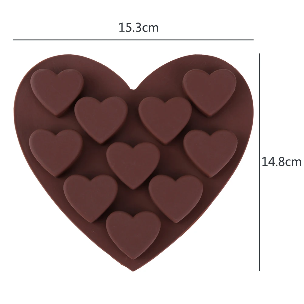 DIY силиконовая форма для шоколада 26 Алфавит сердце помадка торт Декор Желе Форма