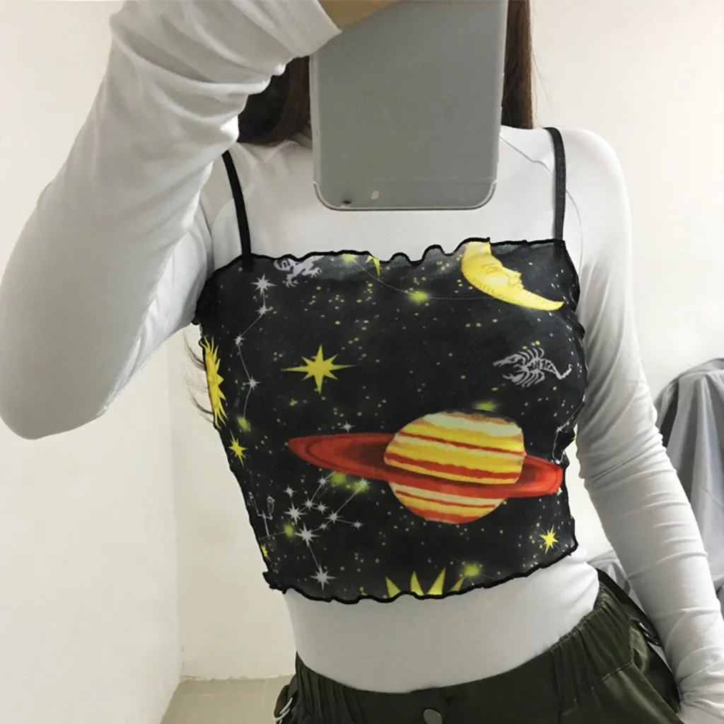 Женская блузка без рукавов с коротким рукавом и цветочным принтом ангела