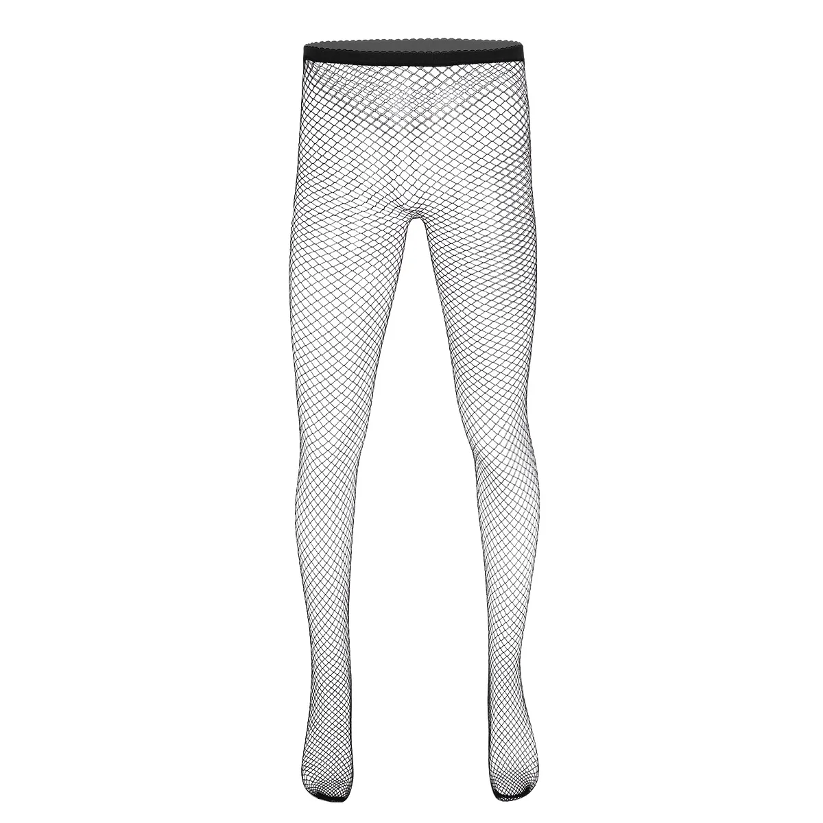 Модные мужские колготки сексуальное нижнее белье Medias Fetish Man Big Mid Small Mesh в сеточку