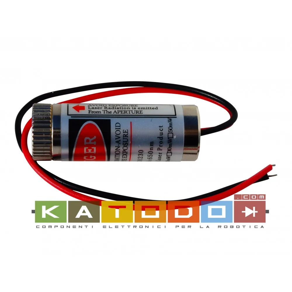 (1 шт.) модуль лазерного диода-фокусный объектив-красная точка-650 нм 12x35 мм 5 в мВт |