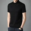 Mulberry Silk New Summer Brand Men Polo Shirts Short Sleeve 3