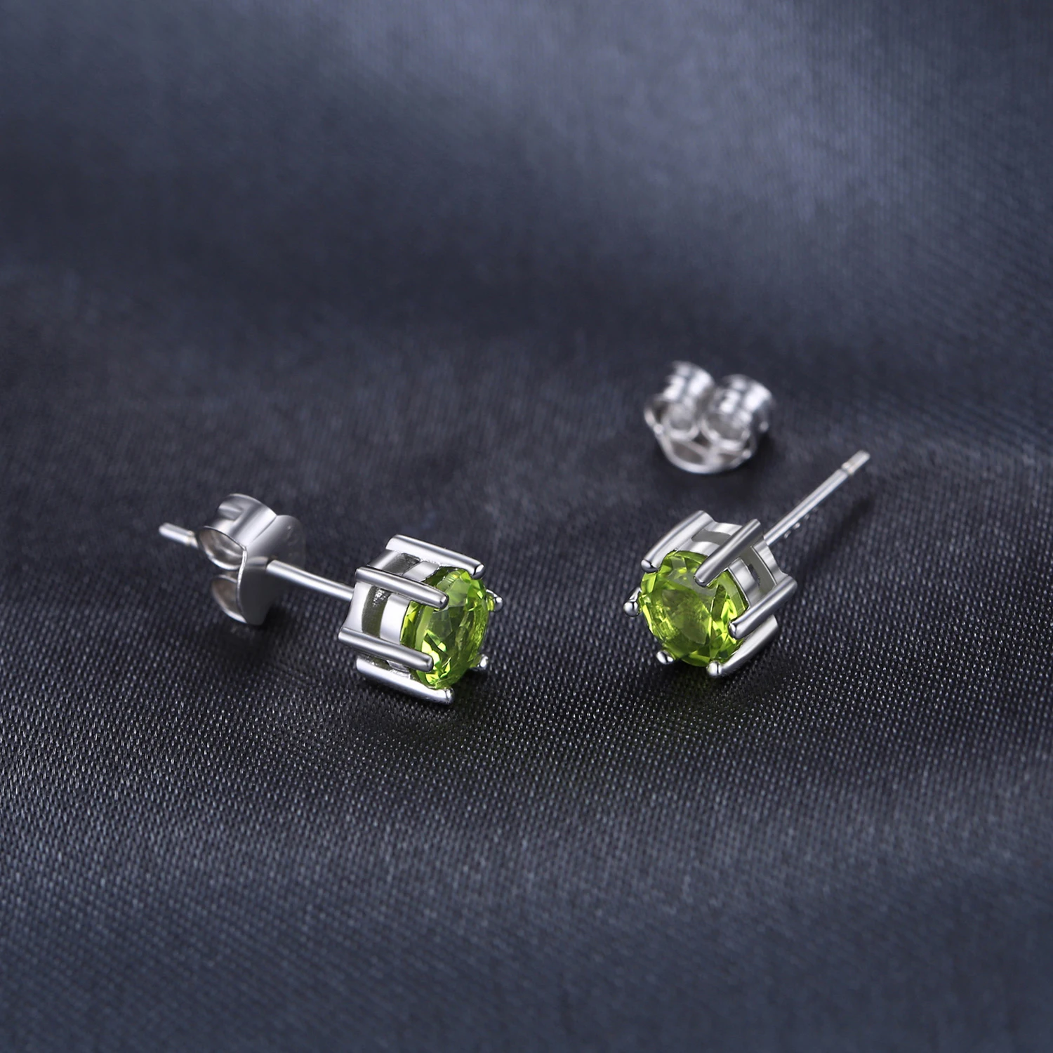 Jewelrypalace Природные Перидот Серьги стержня натуральная 925 пробы Серебряные ювелирные изделия Fabulous Винтаж Ювелирные изделия с драгоценными камнями Новинка г