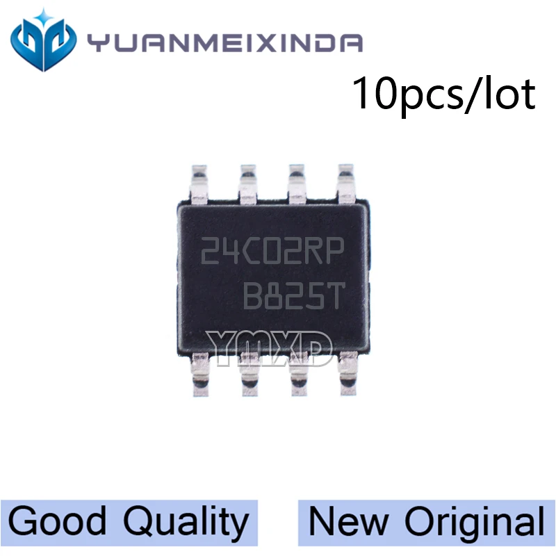 10pcs/lot New Original M24C02-RMN6TP 24C02RP Chip SOP-8 SMD Memory IC In Stock