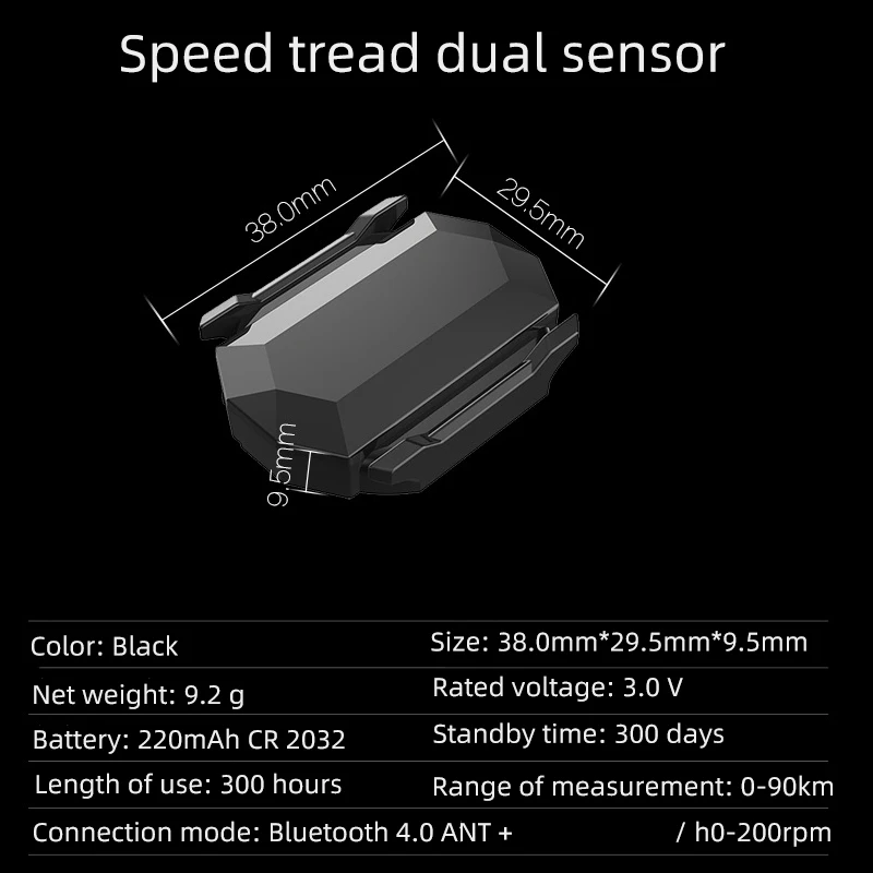 Bike Speed and Cadence Dual Sensor Speedometer ANT+ Bluetooth Waterproof 4.0 Wireless | Спорт и развлечения