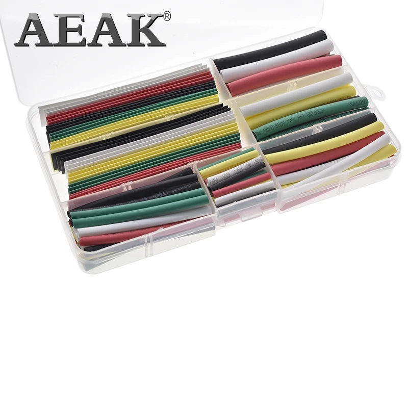Термоусадочная трубка AEAK 2 мм 3 4 5 6 8 10 комплект проводов|cable kit|sleeve wrapshrinkable tube |