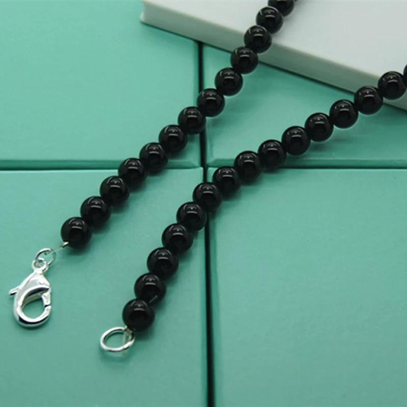 Ожерелье из 2020 натурального пресноводного жемчуга ожерелье серебра 925 пробы