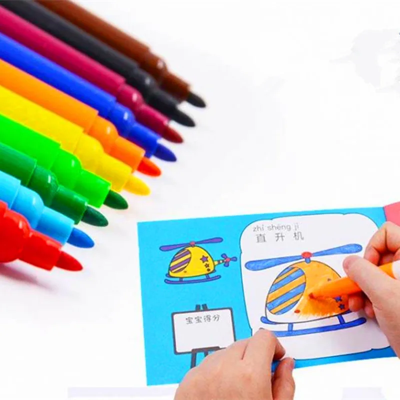 86 шт. Набор для рисования с акварелью кисть карандаши масляные пастельные