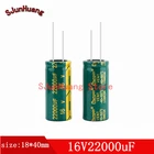 2 шт., высокочастотная материнская плата с низким сопротивлением, 16 В, мкФ, новый Электролитический конденсатор (Размер: 18x40 мм) в