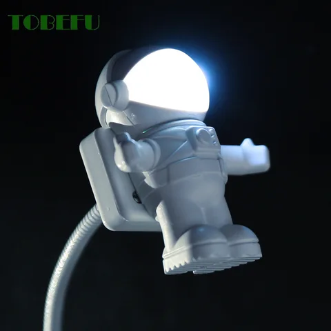 TOBEFU креативный астронавт-космонавт светодиодный гибкий USB-светильник Ночной светильник для детей игрушка ноутбук ПК GXE