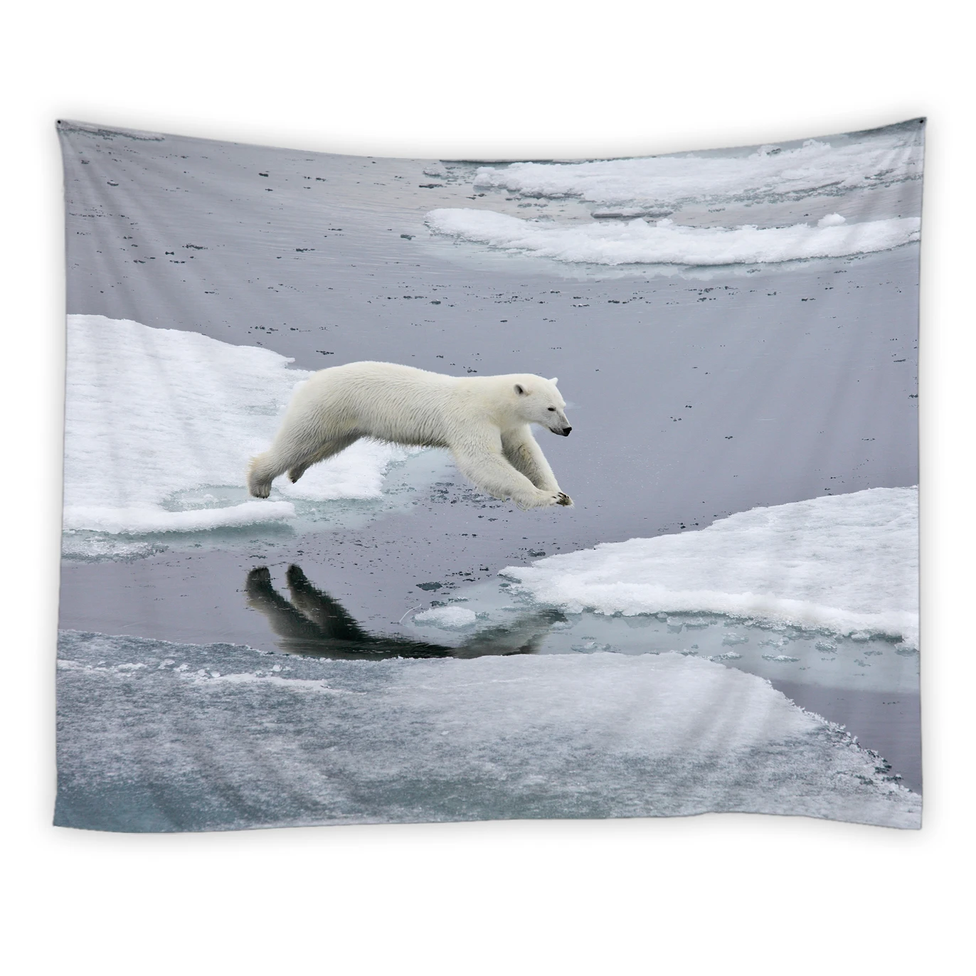 

Penguin Pattern Tapestry Arctic Fox Polar Bear Ice Snow Wall Curtain Bedroom Living Room Home Cold Natural Scenery Animals