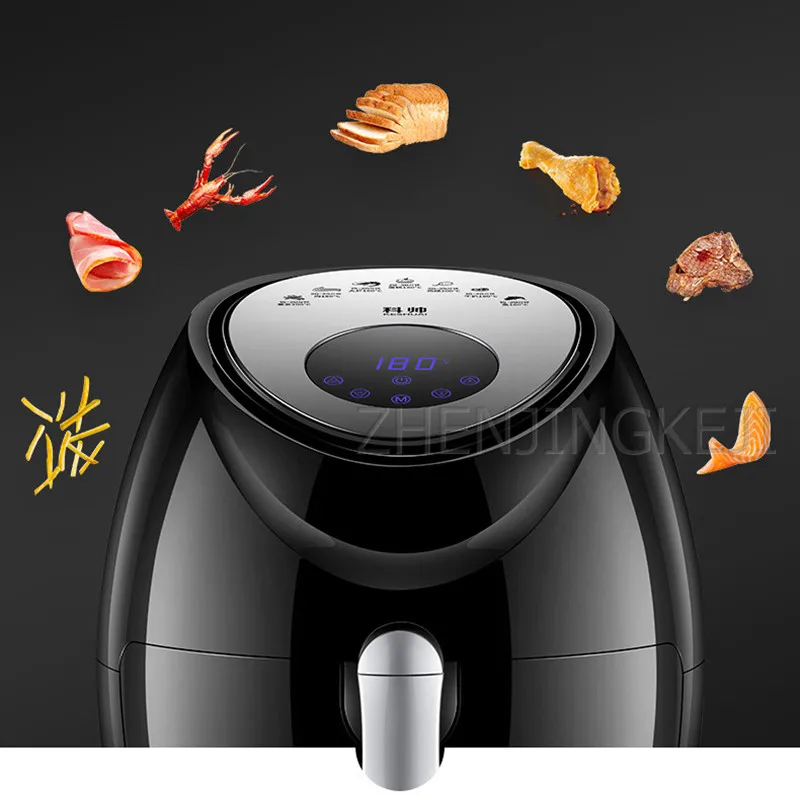 Фритюрница домашняя с сенсорным экраном умная электрическая фритюрница без