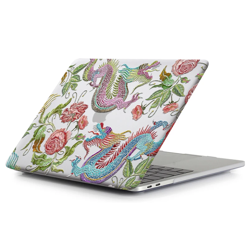 MTT чехол для ноутбука macbook air Pro retina 11 12 13 15 Сенсорная панель кристальная печать на прозрачной поверхности чехол для macbook air 13 дюймов
