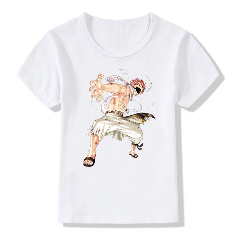 

2019 Kids Famous Anime Fairy Tail T-shirt Children Short Sleeve Casual T Shirt Baby Fashion Tops Tees, ooo572