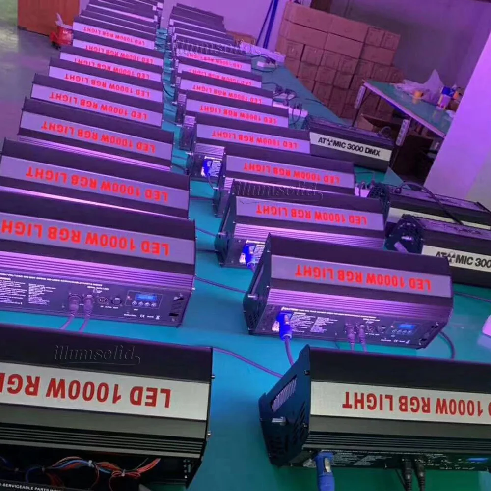 Светодиодный прожектор высокой мощности 1000 Вт RGB Dmx светодиодный стробоскоп