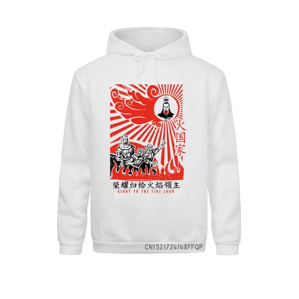 

Unix Pullover Men Hoodie Guys The Avatar Last Airbender Glory To The Fire Lord Fire Nation Propaganda Printed Art Artwork