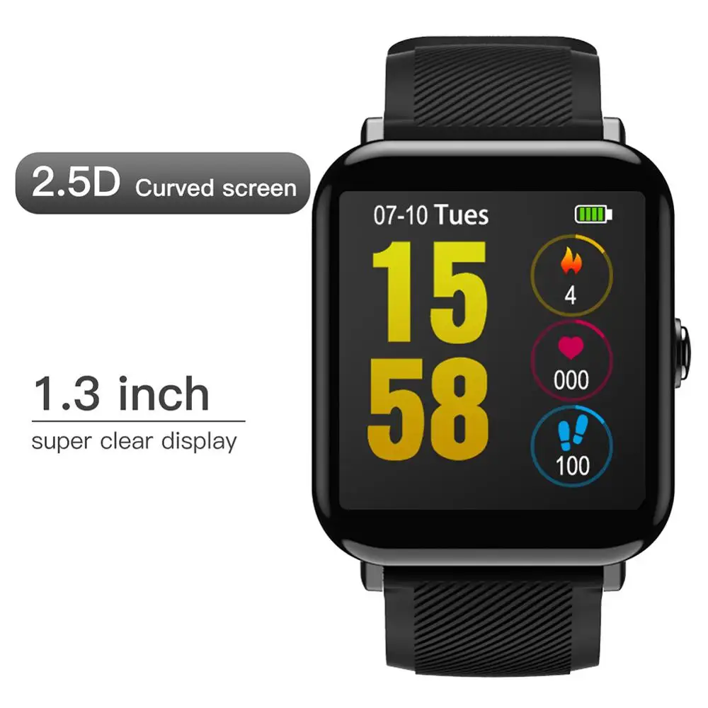 W2 Смарт часы для мужчин кровяное давление водонепроницаемые 1 3 &quotумные женщин