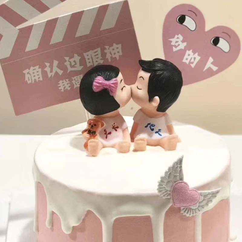 2/набор романтических кукол для поцелуев свадебные любовники сказочные садовые