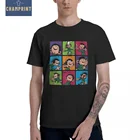 Мужская футболка Gaston Lagaffe, футболка с коротким рукавом, круглым вырезом, из чистого хлопка, с принтом