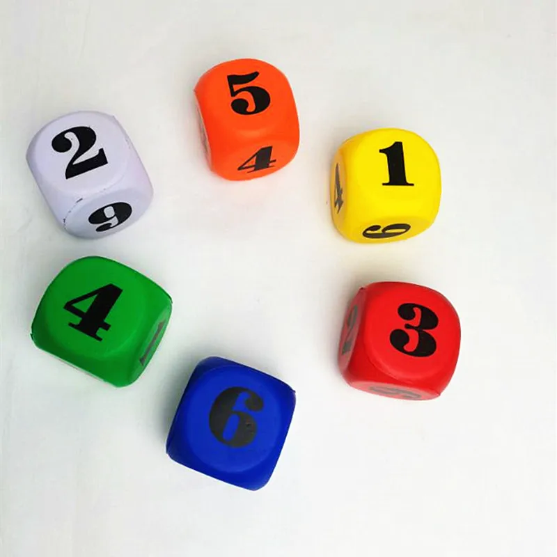 1 шт./большая цифра кости мягкие и эластичные помогают детям познание Цвет