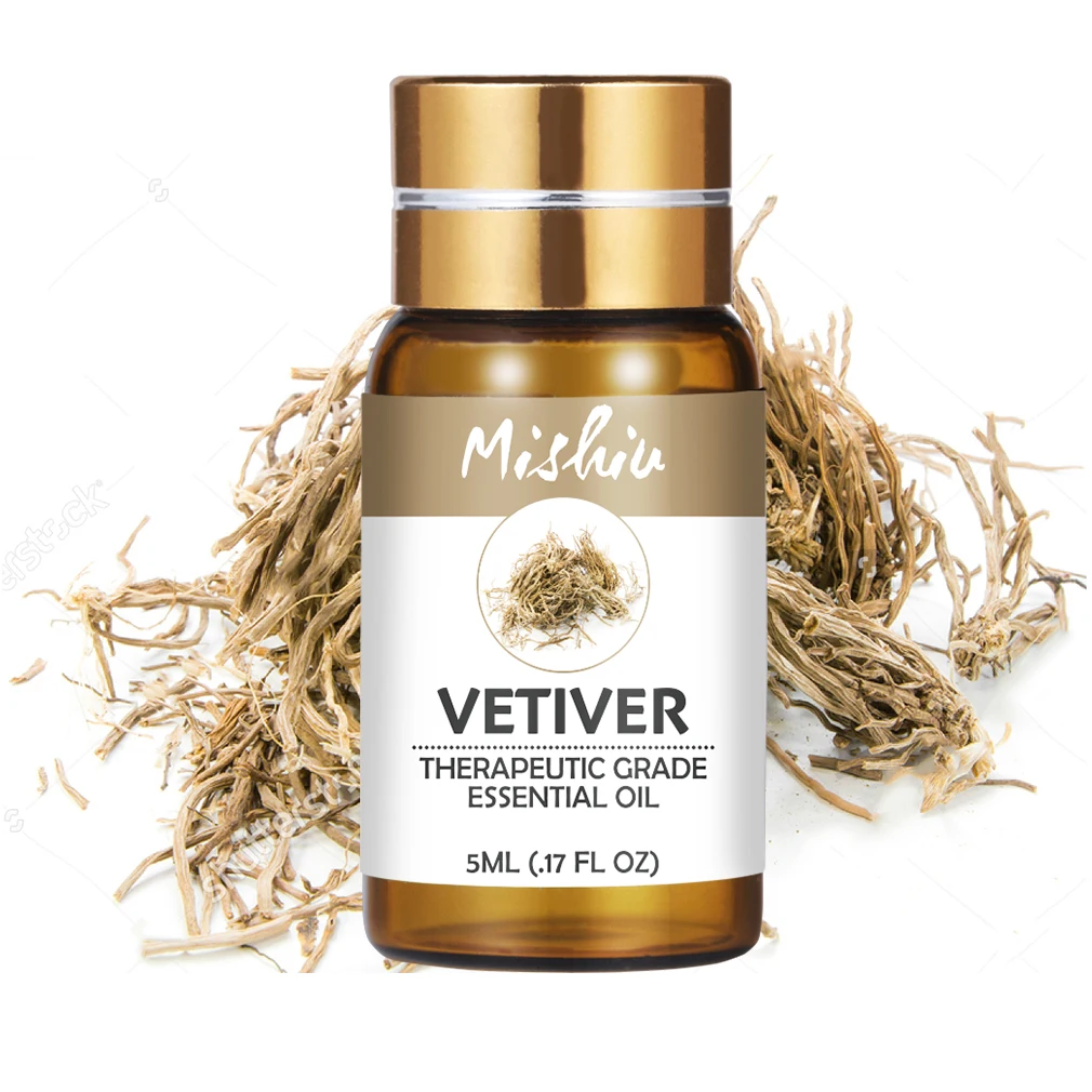 Эфирное масло Mishiu Vetiver диффузоры для снятия стресса органический массаж тела