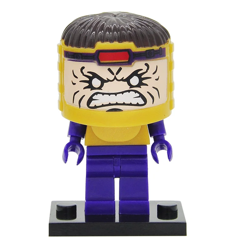 MODOK Один горячий Супер Герои 500+ горячая фигурка Marvel DC Мстители Дэдпул Звездный огонь Бэтмен Супермен железный человек строительные блоки игрушки - Цвет: MODOK