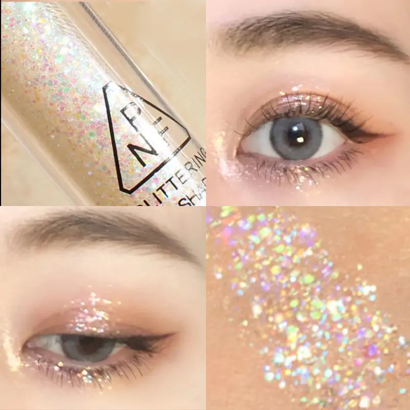 1PC Shimmer and Shiny Waterproof Liquid Glitter Eyeliner Eyeshadow Makeup Metallic Eye Liner Pen Beauty Party Tools - купить по