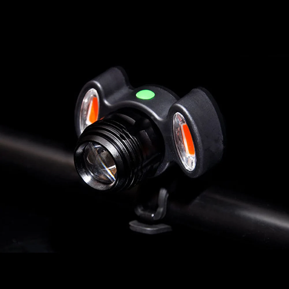 Передний фонарь для велосипеда 4 режима с USB зарядным устройством MTB прочный