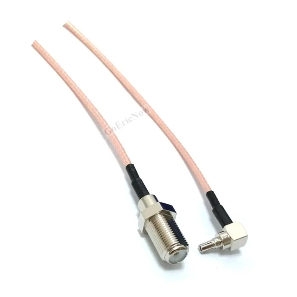 10 шт. радиочастотный коаксиальный прямоугольный разъем CRC9 к F Female RG316 (10 см 15 20