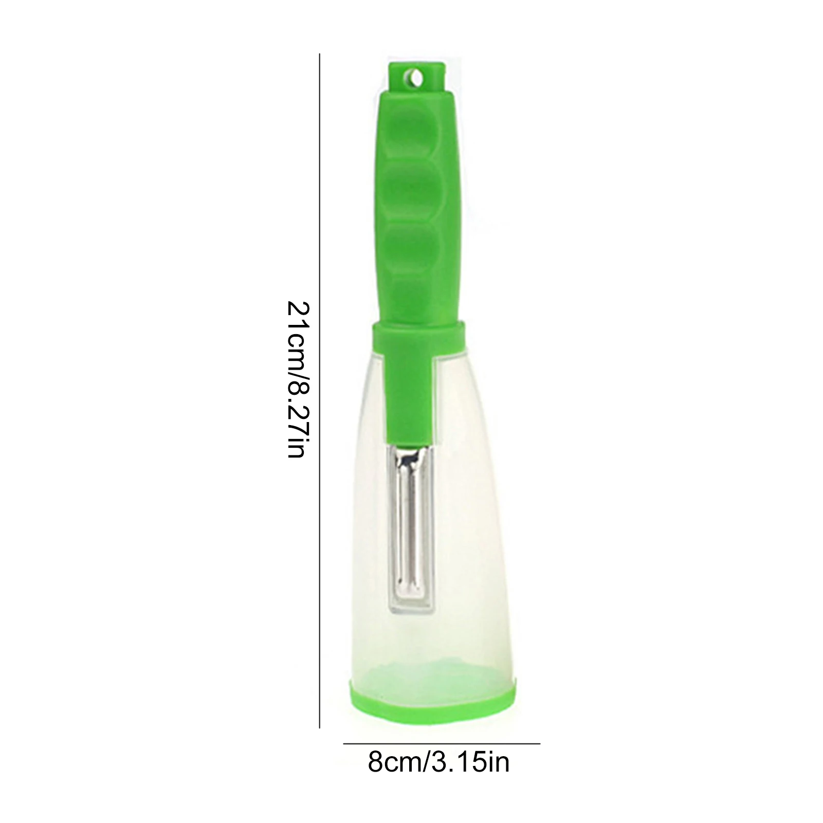 

Fruits Peeler Vegetables Peeler with Skin Storage Container