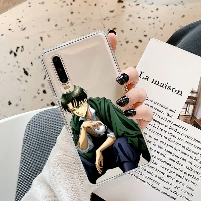 

Attack on titan hot anime Phone Case Transparent for Samsung A71 S9 10 20 HUAWEI p30 40 honor 10i 8x xiaomi note 8 Pro 10t 11