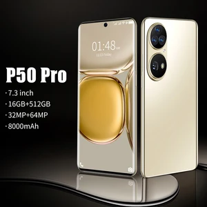 world premiere fashion 5g 7 3 inch large screen smartphone 16gb512gb for huawei p50 pro cellphone xiaomi samsung mobile phone free global shipping