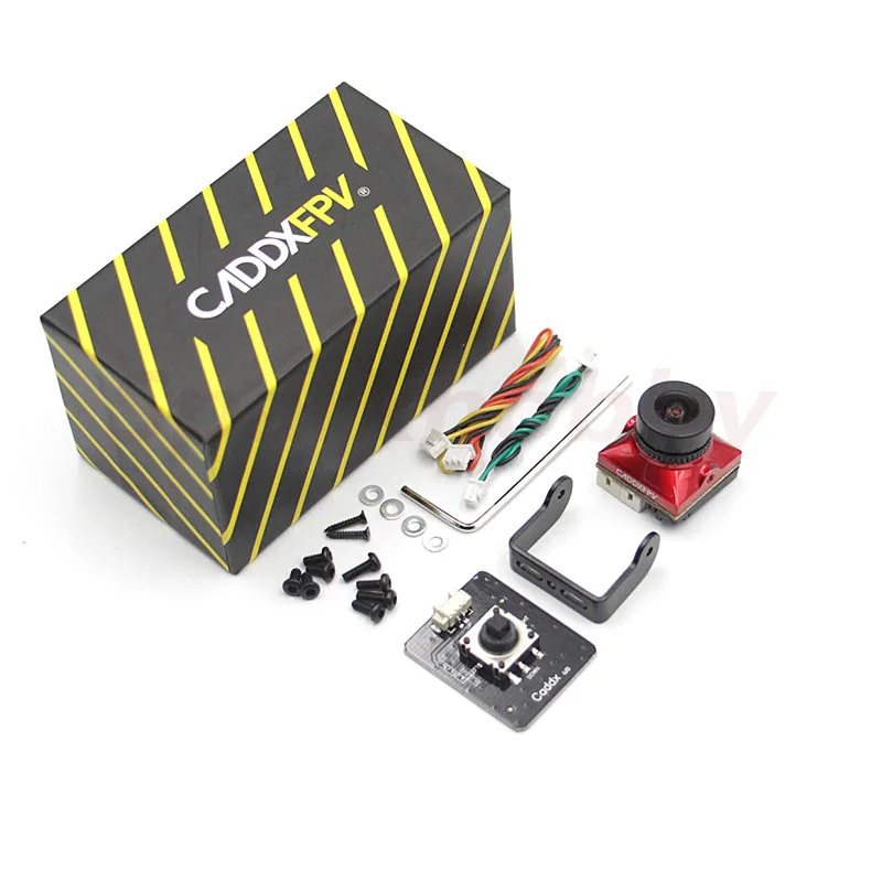 FPV-камера Caddx Ratel 2 1200TVL 1/1 дюйма Starlight 165 FOV 1 мм NTSC/PAL 16:9/4:3 с переключением 19*19 Super WDR для