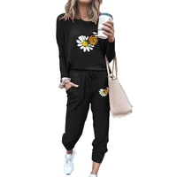 women elegant solid sets for women hoodie sweatshirts and long pant fashion two piece sets womens tracksuit