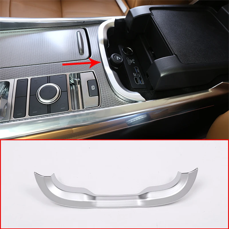 Для Ленд Ровер Range Rover Sport (Land 2018 2019 2020 ABS Хромированная серебро центральной