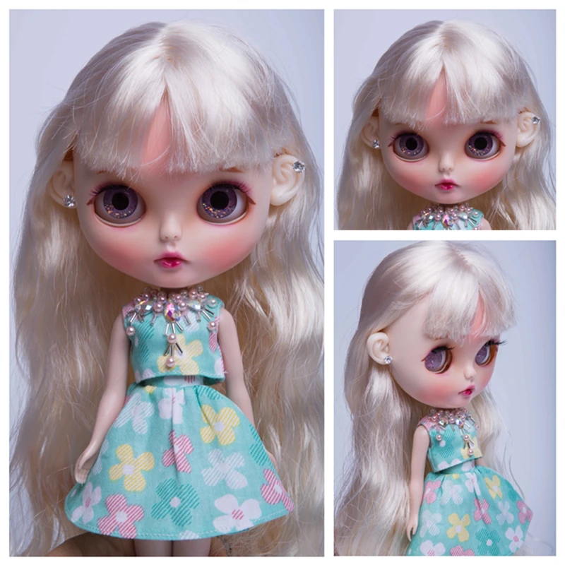 Ледяной фабрики Blyth кукольные 1/6 BJD куклы 30 см Blyth изготовленный на заказ кукла с яркой кожей 7/19 Объединенный корпус игрушки для девочек Специальное предложение, в продаже