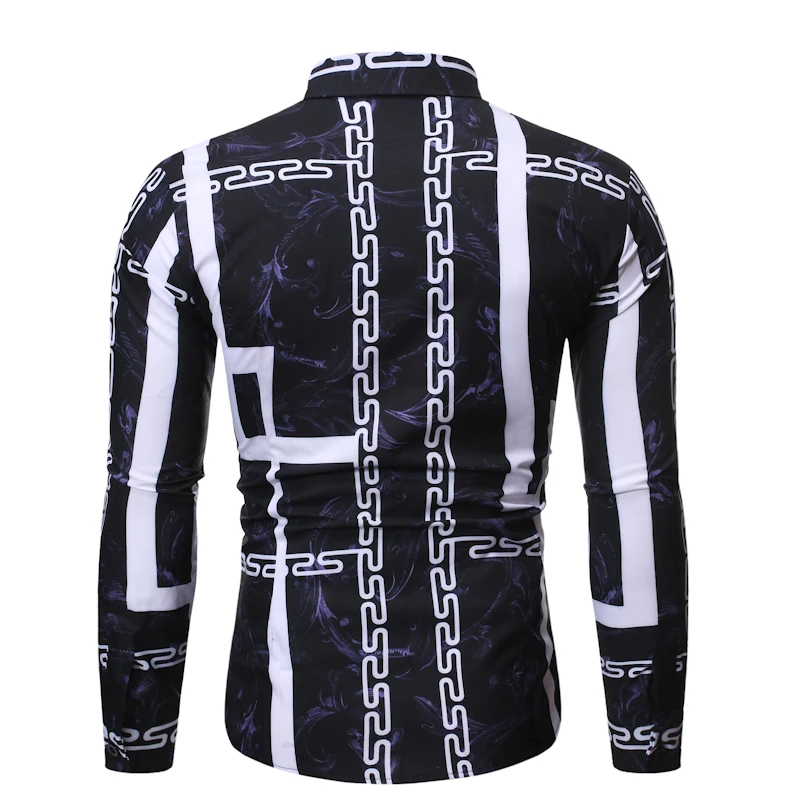 

Loldeal Men's Evening Party Date Vacation Vintage Cotton Shirt Tribal Embroidered Standing Long Sleeve