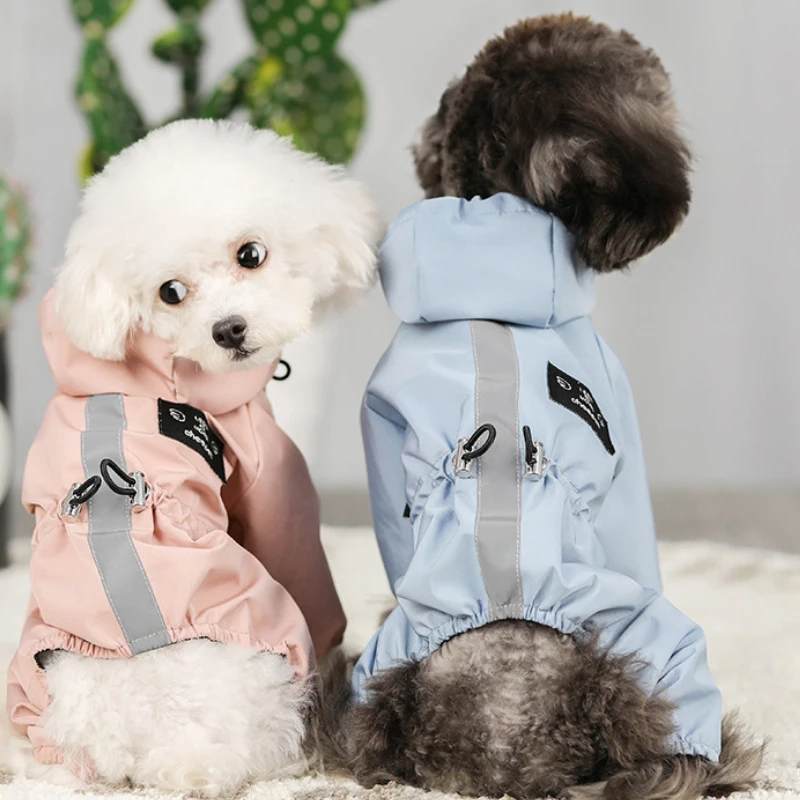 

Small Dog Cat Raincoat Winter Dog Jumpsuit Overalls For Dogs Raincoat For Dogs Clothing For Cats Dog Waterproof Coat Dog Hoodies