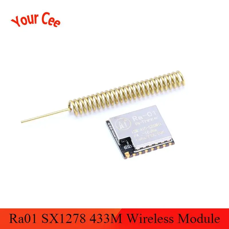 Ra-01 LoRa SX1278 433M беспроводной модуль передачи спектра с последовательным портом UART