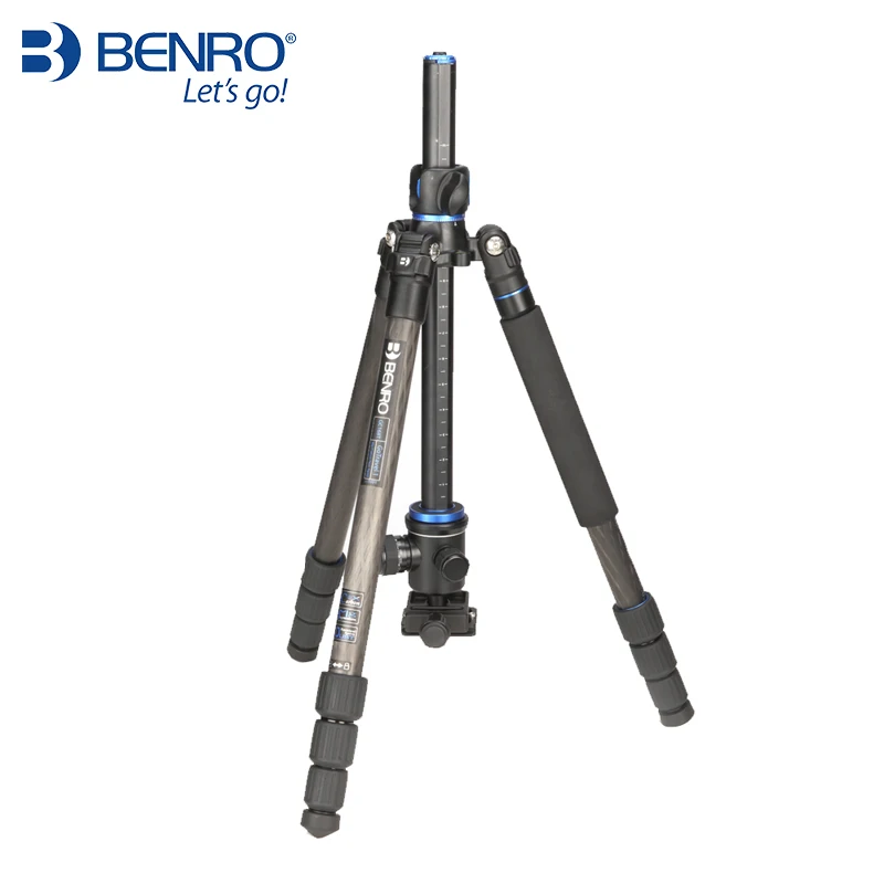 Benro GC168TB1 штатив Углеродные волоконные штативы монопод для Камера с B1 шаровая Головка 4 секции макс. нагрузка
