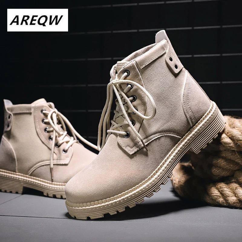 Мужские тактические военные ботинки для пустыни 2019 Мужская Рабочая защитная