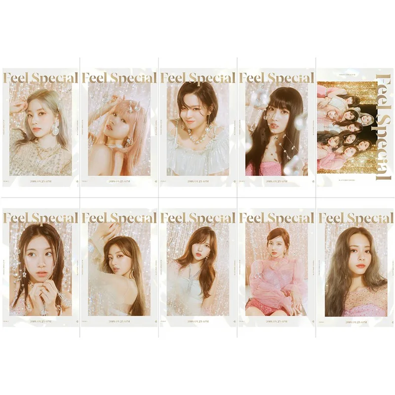 10 шт./компл. K pop дважды мини альбом серия Feel Special пользовательские наклейки для