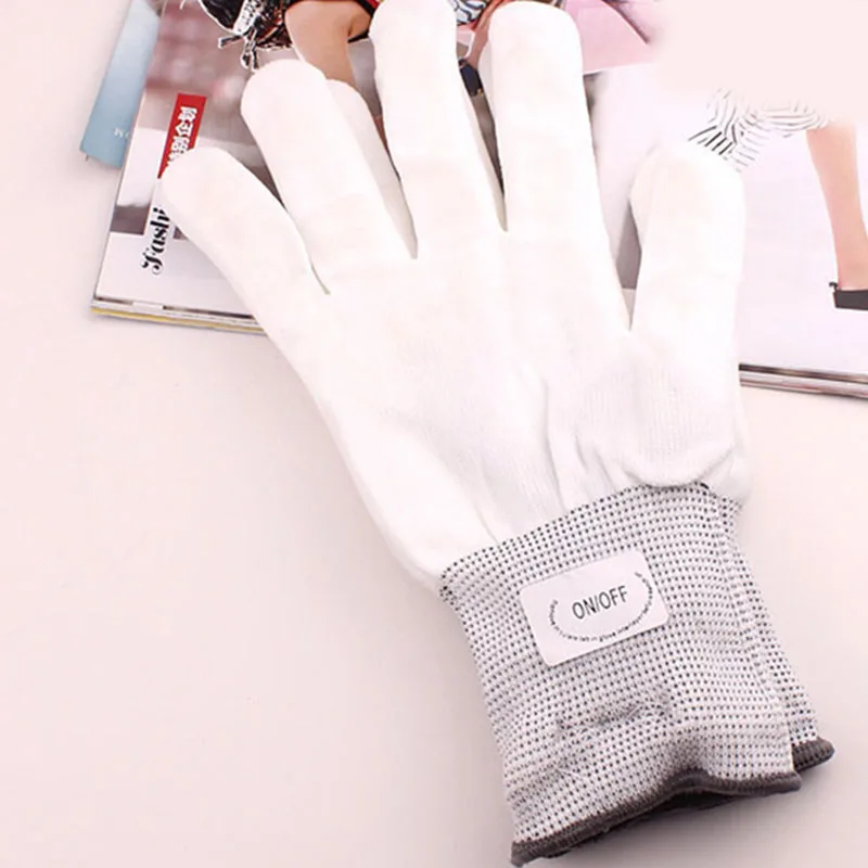 245 мм лазерные перчатки со светодиодом этап свечение красочные скелетом Танцы