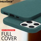 Ультратонкий чехол из песчаника для iPhone 13 12 11 Pro Max Mini XS XR X SE 2020 6 6S 7 8 Plus, мягкий тонкий матовый силиконовый чехол