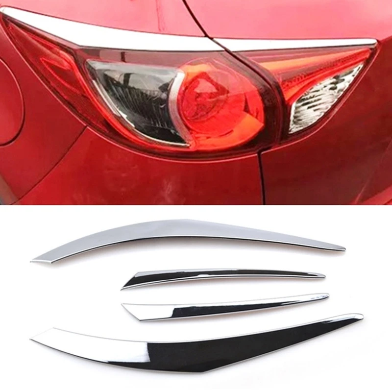 Для Mazda Cx5 2012 2013 2014 2015 2016 хромированный задний светильник крышка лампы накладка
