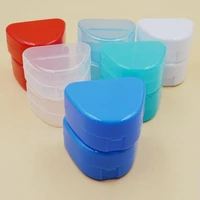 1pc orthodontic retainer denture storage case box mouthguard container latest teeth care tray box beauty health useful supplies