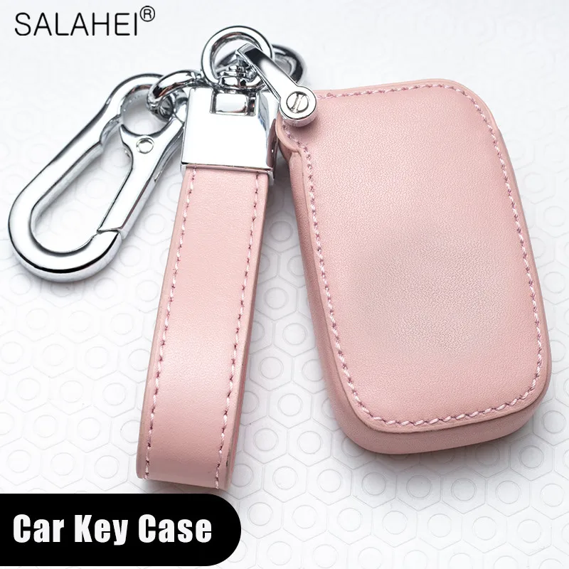 

Leather Full Cover New Car Key Cover For Land Rover Range Rover Sport Evoque Freelander 2 For Jaguar XF XJ XJL XE C-X16 For Car