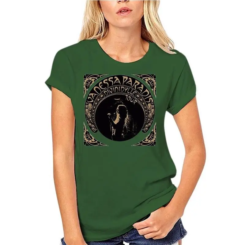 

Snowl Vanessa Paradis Divinidylle Tour Funk Mnner O Ansatz Digital Gedruckt T Shirt Top Harajuku Kurzarm Shirt Colores