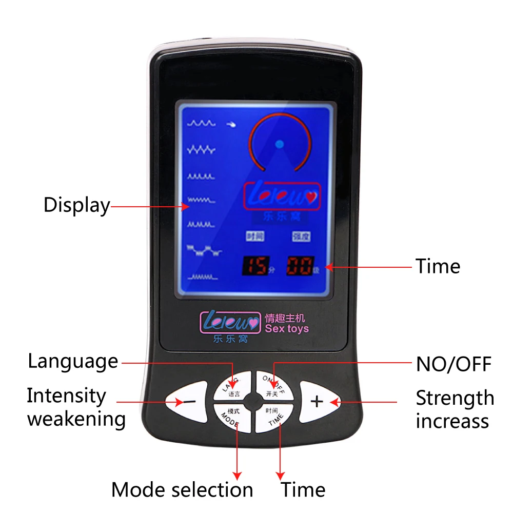 IKOKY силиконовый электрический шок электростимуляционный терапевтический